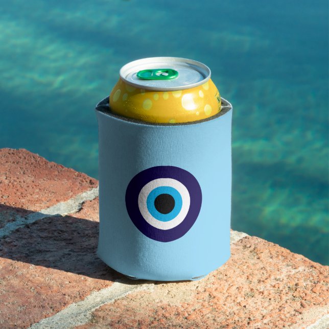 Evil Eye logo custom can coolers (In Situ Pool)