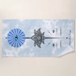 Evil Eye Louts   Beach Towel