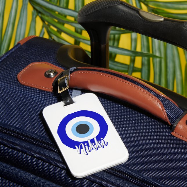 evil eye  luggage tag (Front Insitu 1)