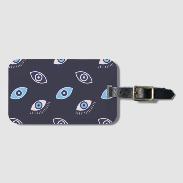 Evil Eye Luggage Tag (Front Horizontal)