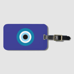 Evil Eye Luggage Tag with Address Card Pocket