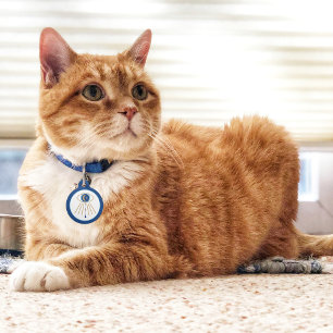 Evil Eye Moon Pet Tag