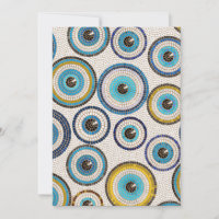 Evil Eye Mosaic Tile Pattern