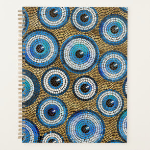 Evil Eye Mosaic Tile Pattern Planner