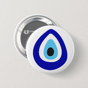Evil Eye Nazar Amulet 2 Inch Round Button