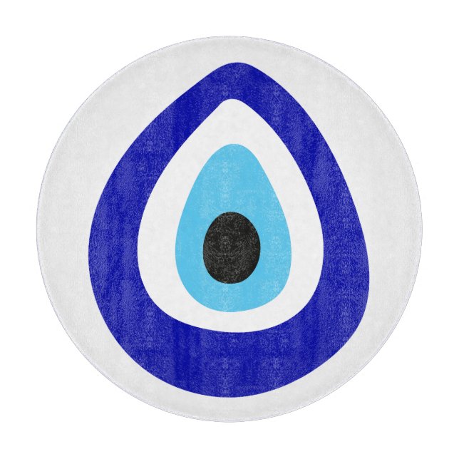 Evil Eye Nazar Amulet Cutting Board (Front)