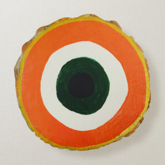 Evil Eye, Nazar Round Pillow