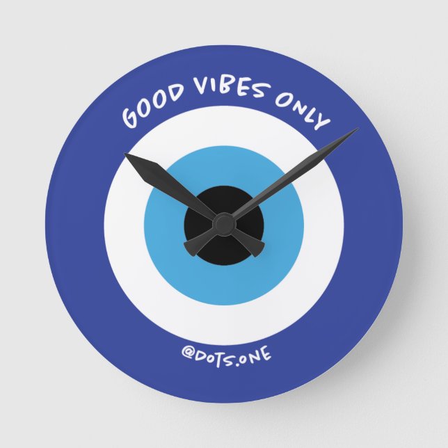 Evil Eye On Time - Clock (Front)