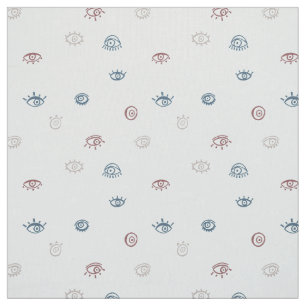 Evil Eye Pattern  Fabric