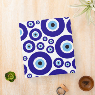 Evil Eye Pattern, Greek Eye, Turkish Eye, Nazar Binder