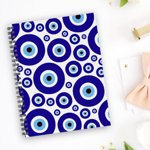 Evil Eye Pattern, Greek Eye, Turkish Eye, Nazar Notebook