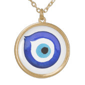 Evil Eye Pendant Necklace Mati Nazar Amulet (Front)