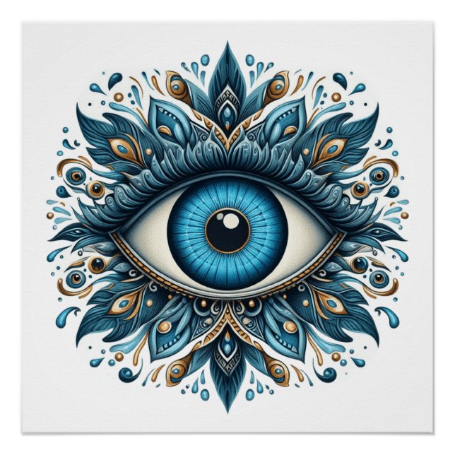 Evil eye poster (Front)