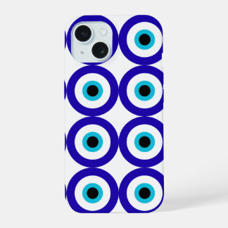 Evil Eye Protection All-Over Pattern  iPhone 15 Case