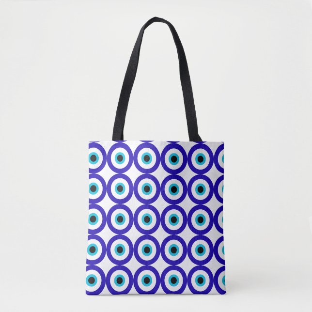 Evil Eye Protection All-Over Pattern Tote bag (Front)