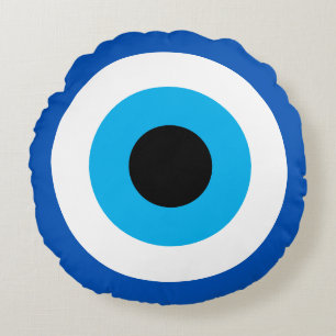 Evil Eye Round Pillow
