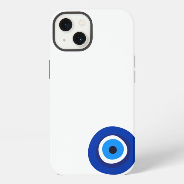 Evil Eye Simplistic iPhone Case (Back)