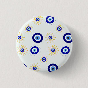 Evil Eye Symbol 1 Inch Round Button