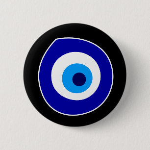 Evil eye symbol 2 inch round button