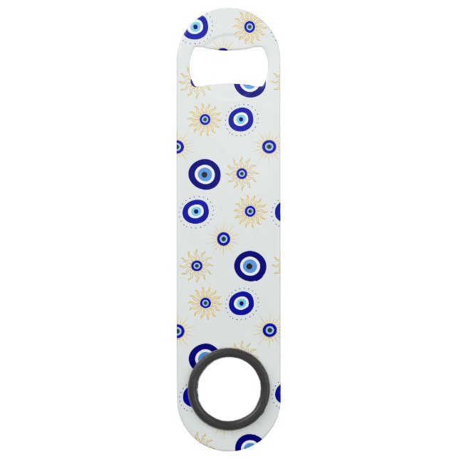 Evil Eye Symbol Bar Key (Front)