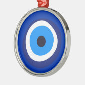 evil eye symbol greek turkish arab talisman metal ornament (Left)