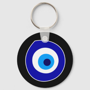 Evil eye symbol keychain