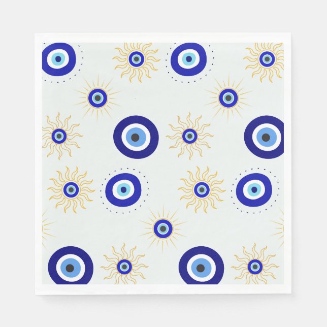 Evil Eye Symbol Napkin (Front)
