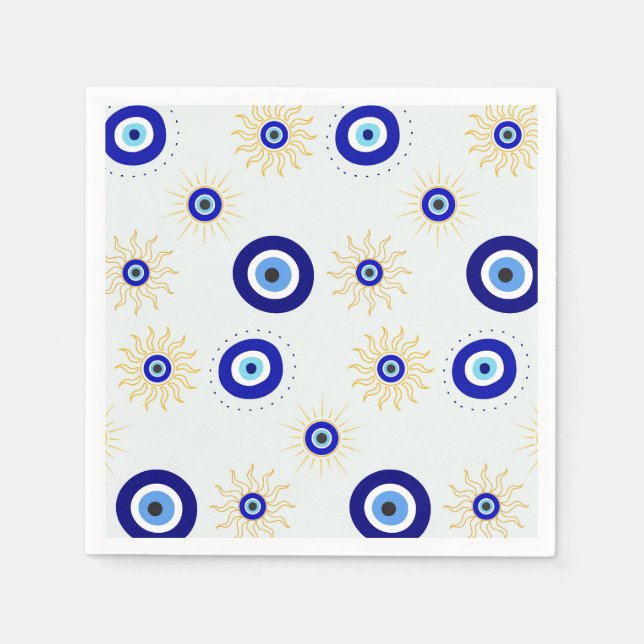 Evil Eye Symbol Napkin (Front)