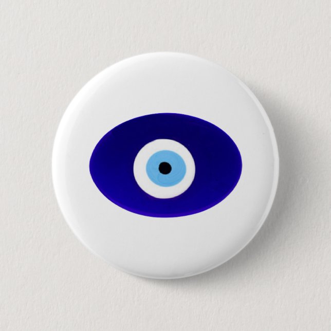 Evil Eye Talisman 2 Inch Round Button (Front)