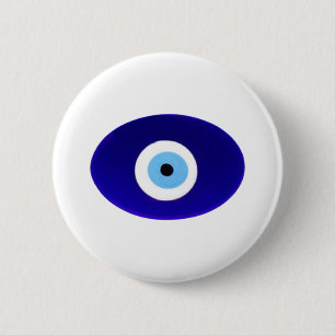 Evil Eye Talisman 2 Inch Round Button