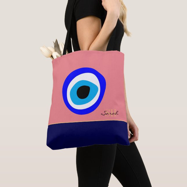 Evil Eye Talisman & Arabic Amulet Bag /Greek Charm (Close Up)