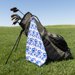Evil Eye Talisman & Arabic Amulet Greek Golf Charm Towel