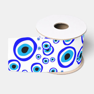 Evil Eye Talisman & Arabic Amulet Greek /Turkish S Grosgrain Ribbon