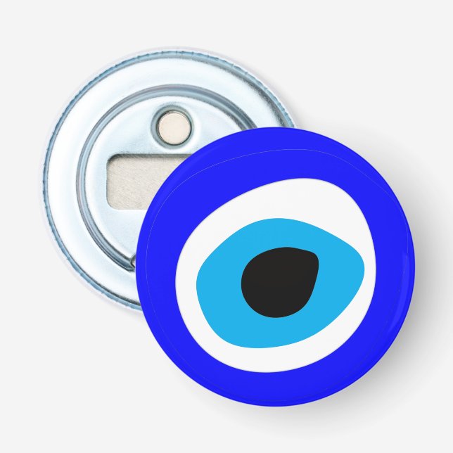 Evil Eye Talisman & Arabic Amulet /Turkish, Greek Bottle Opener (Front)