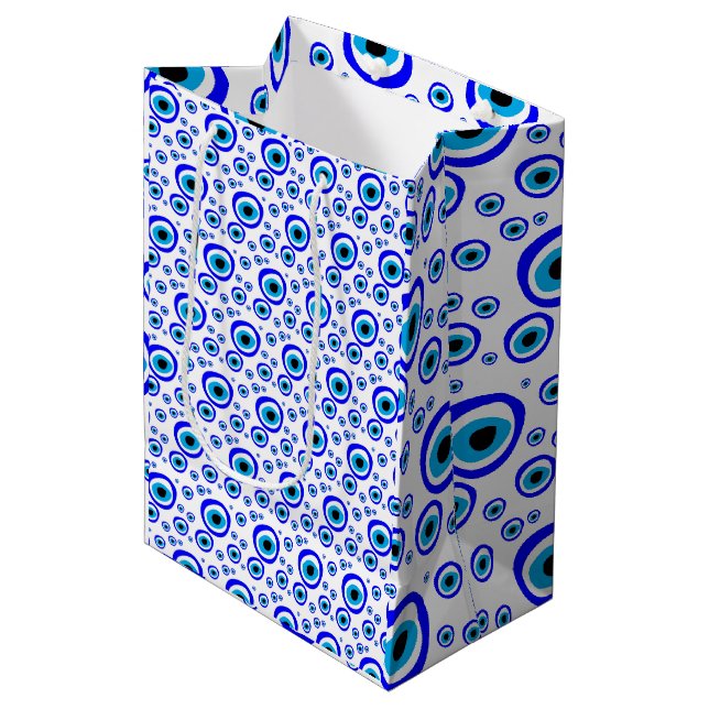Evil Eye Talisman & Arabic Amulet /Turkish, Greek  Medium Gift Bag (Front Angled)
