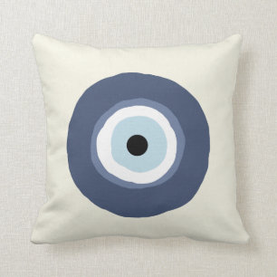 Evil Eye Throw Pillow
