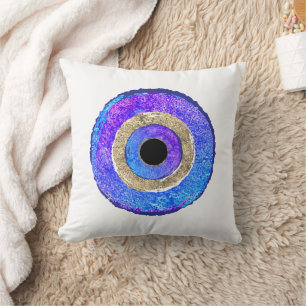 Evil Eye Throw Pillow