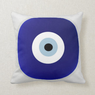 Evil Eye Vintage Oriental Pattern Design Throw Pillow