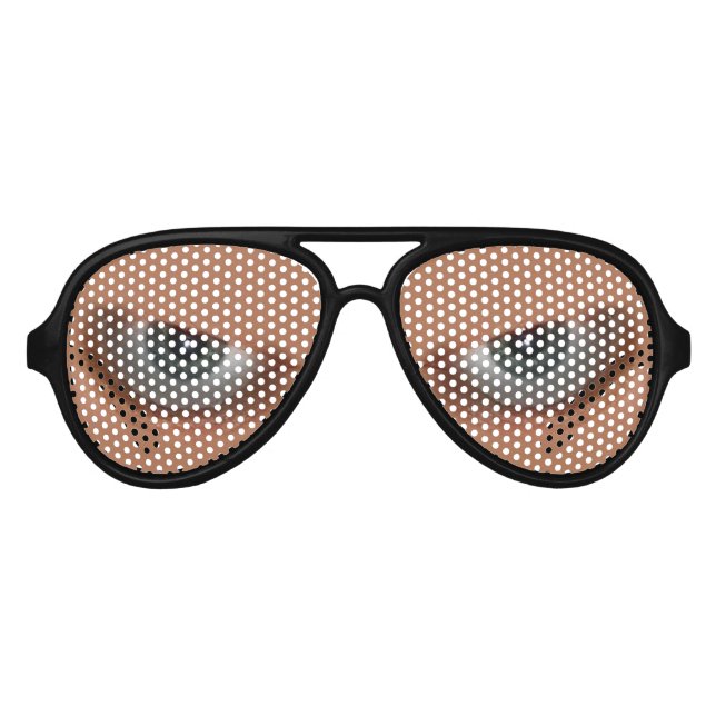 Evil Eyes Aviator Sunglasses (Front)