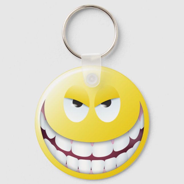 Evil Face Keychain (Front)