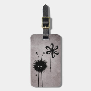 Evil Flower Bug Vintage Personalized Luggage Tag