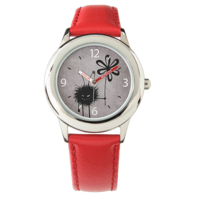 Evil Flower Bug Vintage Watch (Front)