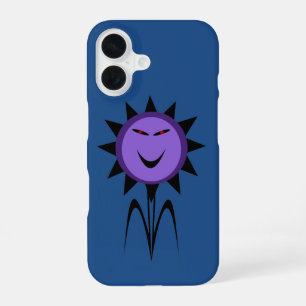 Evil Flower Kawaii Goth Halloween iPhone 16 Case
