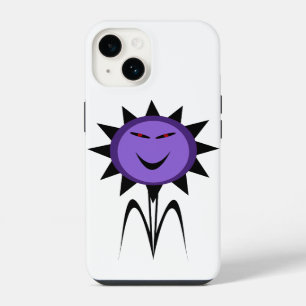 Evil Flower Kawaii Goth Halloween iPhone 14 Case