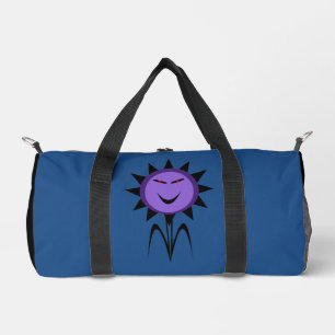 Evil Flower Kawaii Goth Halloween Patterned Duffle Bag