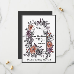 Evil Flowers All Seeing Halloween Save The Date