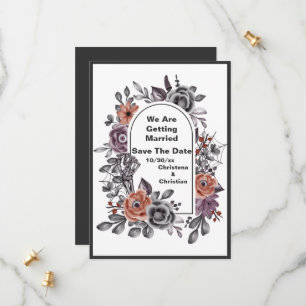 Evil Flowers All Seeing Halloween Save The Date 2