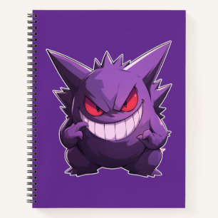 Evil Gengar Notebook In purple Colour From Pokemon