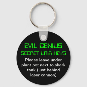 Evil Genius Keychain