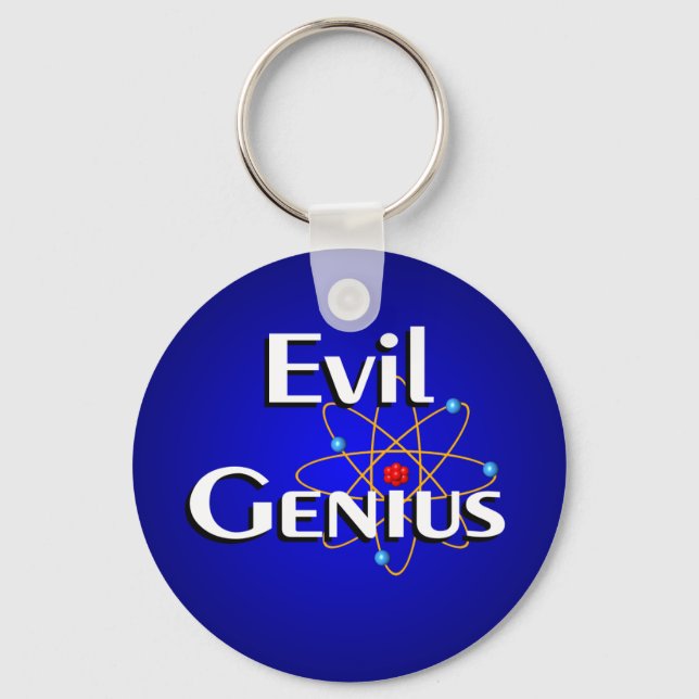 Evil Genius Keychain (Front)